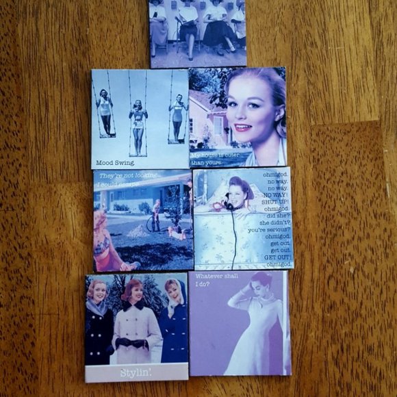 7 Magnets - 2-1/4" x 2-1/4" each - Picture 2 of 2